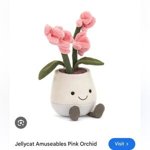 Jellycat Amuseables Pink Orchid Plush